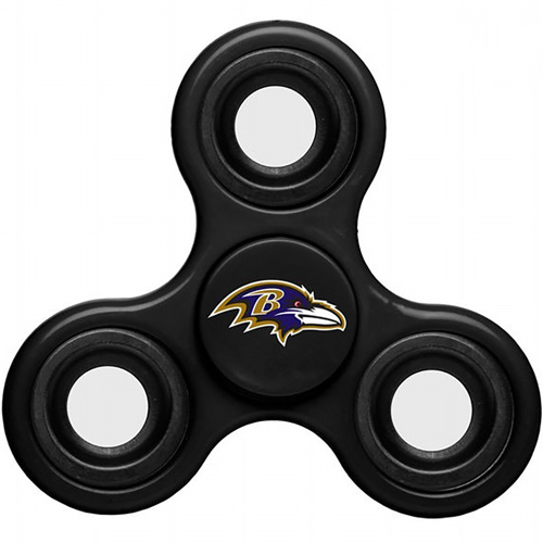 NFL Baltimore Ravens 3 Way Fidget Spinner C11 - Click Image to Close